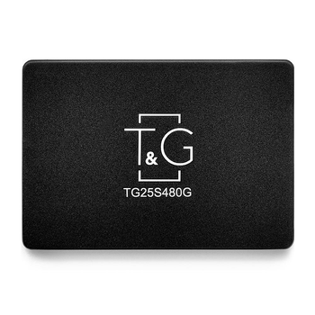 Накопичувач SSD T&G Sata 2.5 480GB, внутренний, SATAIII, 2.5", 3D TLC, контроллер Silicon Motio 500 512 (TG25S480G) Б/в