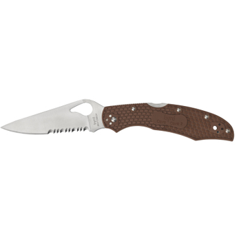 Нож Spyderco Byrd Cara Cara 2 Serrator Brown (BY03PSBN2)