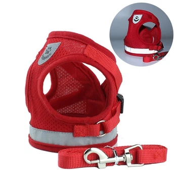 Поводок для собак и кошек M Red 4PawsStar, Chansin (66236597)