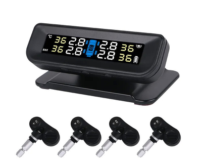 TPMS система контролю тиску в шинах YOELBAER YBA68, поворотний екран Внутрішні датчики