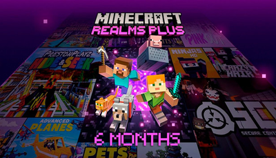 Minecraft Realms Plus - 6 month subscription