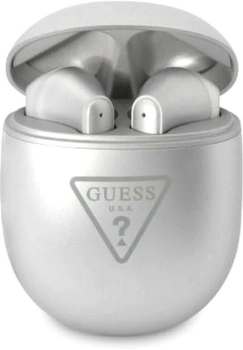 Навушники Guess Triangle Logo Silver (GUTWST82TRS) (GUE002588)