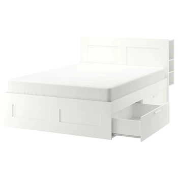 Каркас ліжка з контейнером ІКЕА BRIMNES 160х200 см (s69157456)