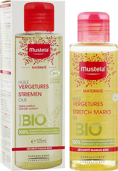 Olejek na rozstępy Mustela Stretch Marks Oil Fragrance Free 105  ml (3504105034528)