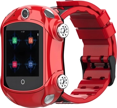 Дитячий телефон-годинник з GPS-трекером GOGPS ME X01 4G Red (5904310288118)