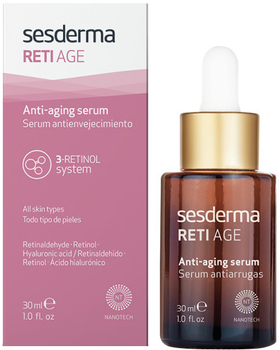 Антивікова сироватка Sesderma Reti Age Facial Antiaging Serum з трьома видами ретинолу 30 мл (8429979417343)