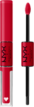 Błyszczyk do ust NYX Professional Makeup Shine Loud 17 Rebel In Red 2 x 3.4 ml (800897207359)