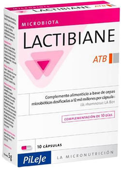 Suplement diety PiLeJe Lactibian ATB probiotyk 10 kapsułek (3401560168174)