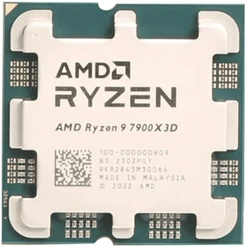 Процесор AMD Ryzen 9 7900X3D (100-100000909WOF) (Socket AM5, 24T, 5.6 ГГц, Box) Б/в