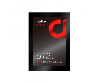 Накопичувач SSD AddLink Sata 2,5" 512Gb S20 (ad512GBS20S3S) 480 500 (FFMSAA00091)