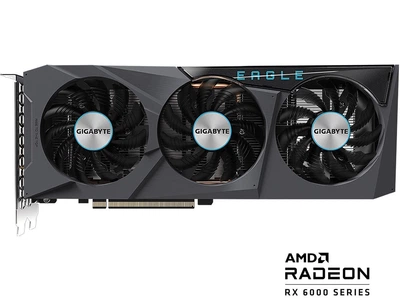 Видеокарта Gigabyte AMD Radeon RX 6650 XT 8Gb EAGLE (GV-R665XTEAGLE-8GD) (GDDR6, 128 bit, PCI-E v4.0 x8) Б/у