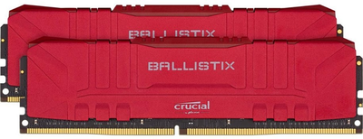 Модуль пам'яті Crucial DDR4 16Gb (2x8) Ballistix Red 3600 MHz (BL2K8G36C16U4R)