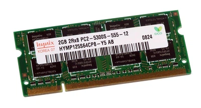 Модуль пам'яті Hynix DDR2 2Gb 667MHz Sodimm (HYMP125S64CP8-Y5 AB) ((HYMP125S64CP8-Y5 AB))