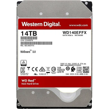 Жорсткий диск Western Digital 3,5 Red NAS 14Tb (WD140EFFX)