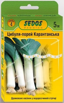 Семена Яскрава Лук Порей Карантанский на ленте 5 м (29436)