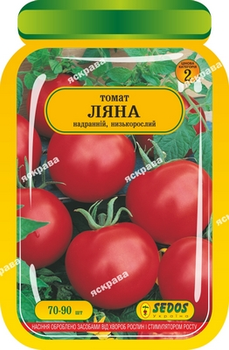 Насіння Яскрава Томат Ляна 70-90 шт (29365)