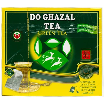 Чай зелений Akbar Ghazal Pure Ceylon Green 100 пакетиків (0713)
