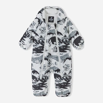 Детский зимний термо слитный комбинезон для новорожденных Reima Moomin Knytte 5100079B-9994 50/56 см Черный (6438429997030)