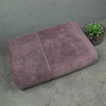 Полотенце для лица и рук махра/велюр GM Textile 40x70см Премиум качества Milado 550г/м2 (Пепельный)