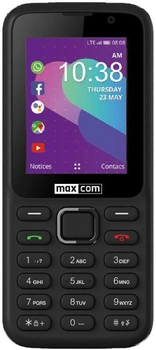 Мобільний телефон Maxcom MK 241 (MAXCOMMK241KAIOS) Black