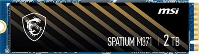 Накопитель SSD 2TB MSI Spatium M371 M.2 2280 PCIe 4.0 x4 NVMe 3D NAND TLC (S78-440Q450-P83)