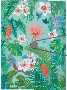 Папка на гумці Herlitz Ladylike А4 Jungle (50043996)