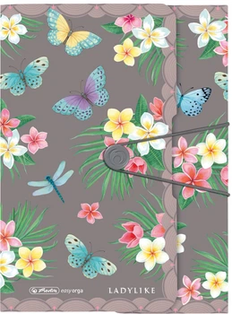 Папка на гумці Herlitz Ladylike А4 Butterfly (50044009)