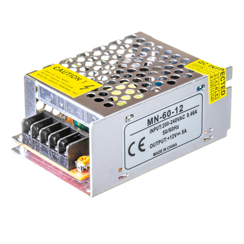 Блок живлення 12V-5А-60W MN IP20