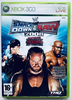 WWE SmackDown vs Raw 2008, Б/У, английская версия - диск для Xbox 360