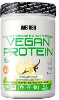 Протеїн Weider Vegan Protein 540 г Ваніль (8414192309322)