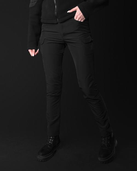 Жіночі брюки карго тактичні BEZET Байрактар чорний - XL
