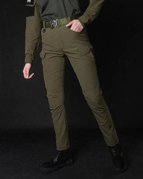 Жіночі брюки карго тактичні BEZET Байрактар хакі - XS
