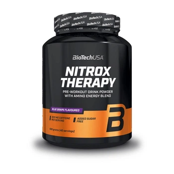 Предтренировочный комплекс BioTech Nitrox Therapy (680 г, blue grape)