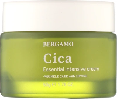 Крем для обличчя з азіатською центелою - Bergamo Cica Essential Intensive Cream 50g (1069979-109299)