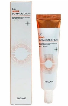 Крем для очей із муцином равлики - Lebelage Dr. Snail Derma Eye Cream 40ml (1162793-109965)