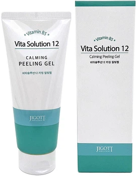 Успокавающий пилинг-гель для лица - Jigott Vita Solution 12 Calming Peeling Gel 180ml (1133679-109897)