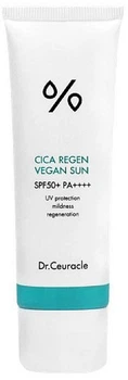 Солнцезащитный водостойкий крем для лица с центеллой - Dr. Ceuracle Cica Regen Wegan Sun Waterproof SPF50+ PA++++ 100ml (1193732-137135)