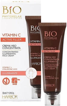 Концентрированный крем-филлер с витамином С и гиалуроновой кислотой - Phytorelax Laboratories Active Filler Vitamin C Concentrated Illuminating Face Cream 30ml (1201528-121209)