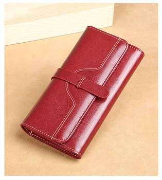 Женский кошелек красный искусственная кожа 19 х 10 х 3 см (338354)