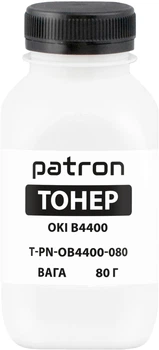 Тонер Patron Oki B4400 80 г Black (PN-OB4400-080)