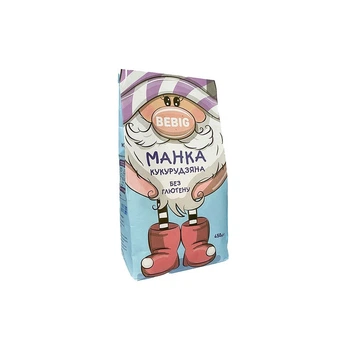 Манка Bebig кукурузная без глютена 450г