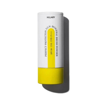 Солнцезащитная минеральная пудра натуральная бежевая с SPF 50 + Hillary Perfect Protection Sun Mineral Brush Powder SPF СПФ 50 +, 4 г HI-08-570