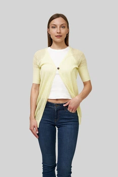 Кардиган Rifle Maglieria Tricot Slim Fit (Y63700HX80T21Q) Жовтий XS-00