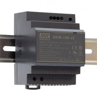 Блок питания на DIN-Рейку MEAN WELL HDR-100-48N (100,5 Вт 48V 2,1 А)