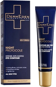 Крем для шкіри навколо очей Dermeden Night Protocole Intense Eye Contour 15 мл (3760192240062)
