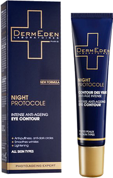 Крем для шкіри навколо очей Dermeden Night Protocole Intense Eye Contour 15 мл (3760192240062)