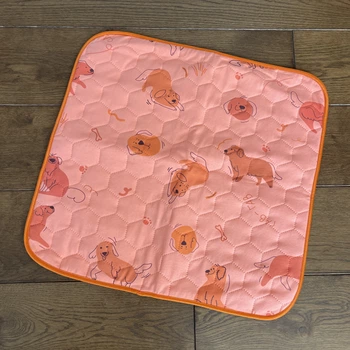Многоразовая пеленка для детей Pelushka Funny Dogs Pink 50х50 см