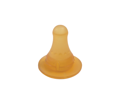 Соска латексна кругла Lindo PK041/6+ x(р) жовтий