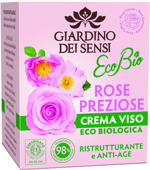Przeciwstarzeniowy krem do twarzy Giardino Dei Sensi Rose 50 ml (8011483084311)