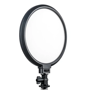Потужна студійна лампа LED Camera Light Circular 14" 27см (80Вт, 12000LM, з індикатором, для зйомки фото та відео, тонка)